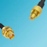 MCX Bulkhead Female to SMC Male RF Cable