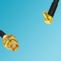 MCX Bulkhead Female to SSMB Male Right Angle RF Cable