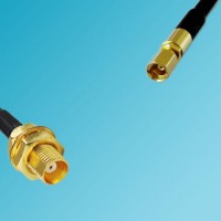 MCX Bulkhead Female to SSMC Female RF Cable