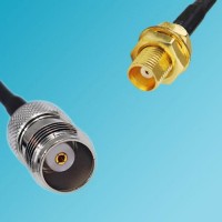 TNC Female to MCX Bulkhead Female RF Cable