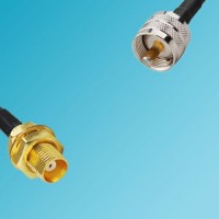 MCX Bulkhead Female to UHF Male RF Cable