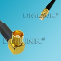 MCX Male to MCX Female Right Angle RF Cable