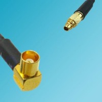 MCX Female Right Angle to MMCX Male RF Coaxial Cable