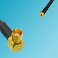 MCX Female Right Angle to MMCX Male Right Angle RF Coaxial Cable