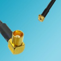 MCX Female Right Angle to RP MMCX Male Right Angle RF Coaxial Cable