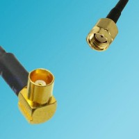 MCX Female Right Angle to RP SMA Male RF Coaxial Cable