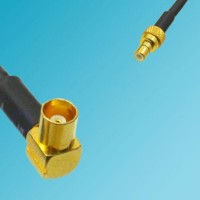 MCX Female Right Angle to SMB Male RF Coaxial Cable