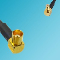 MCX Female Right Angle to SMB Male Right Angle RF Coaxial Cable