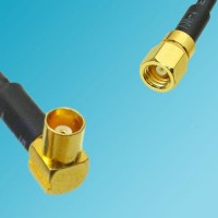 MCX Female Right Angle to SMC Female RF Coaxial Cable
