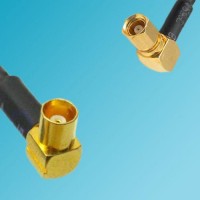 MCX Female Right Angle to SMC Female Right Angle RF Coaxial Cable