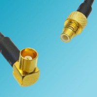 MCX Female Right Angle to SMC Male RF Coaxial Cable