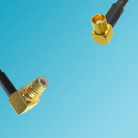 SMC Male Right Angle to MCX Female Right Angle RF Cable