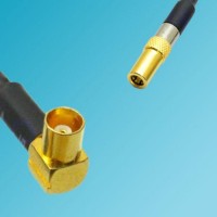 MCX Female Right Angle to SSMB Female RF Coaxial Cable