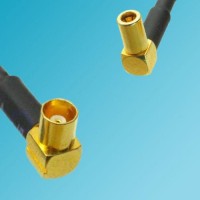 MCX Female Right Angle to SSMB Female Right Angle RF Coaxial Cable