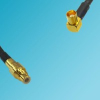 SSMC Male to MCX Female Right Angle RF Cable