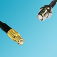 MCX Male to Mini UHF Bulkhead Female RF Cable
