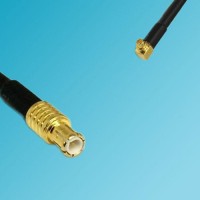 MCX Male to MMCX Male Right Angle RF Cable