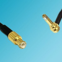 MCX Male to MS156 Male Right Angle RF Cable