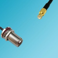 MCX Male to N Bulkhead Female RF Cable