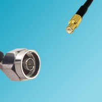 MCX Male to N Male Right Angle RF Cable