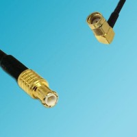 MCX Male to RP SMA Male Right Angle RF Cable