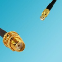 MCX Male to SMA Bulkhead Female RF Cable