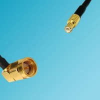 MCX Male to SMA Male Right Angle RF Cable