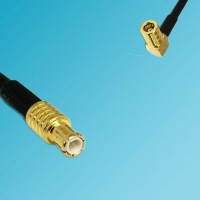 MCX Male to SMB Female Right Angle RF Cable