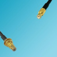 SMC Bulkhead Male to MCX Male RF Cable