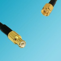 MCX Male to SSMA Male RF Cable