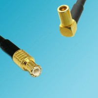 MCX Male to SSMB Female Right Angle RF Cable