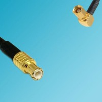 MCX Male to SSMC Female Right Angle RF Cable