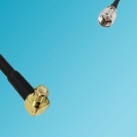 MCX Male Right Angle to Mini UHF Male RF Cable