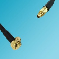 MCX Male Right Angle to MMCX Male RF Cable
