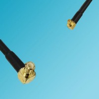 MCX Male Right Angle to MMCX Male Right Angle RF Cable