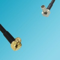 MCX Male Right Angle to MS147 Male Right Angle RF Cable