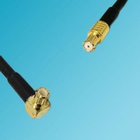 MCX Male Right Angle to RP MCX Male RF Cable