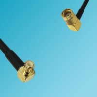 MCX Male Right Angle to RP SMA Male Right Angle RF Cable