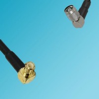 MCX Male Right Angle to RP TNC Male Right Angle RF Cable