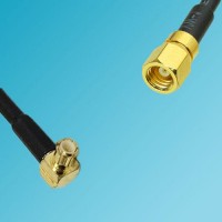 MCX Male Right Angle to SMC Female RF Cable
