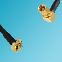 MCX Male Right Angle to SMC Female Right Angle RF Cable