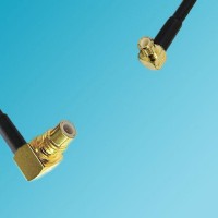 SMC Male Right Angle to MCX Male Right Angle RF Cable