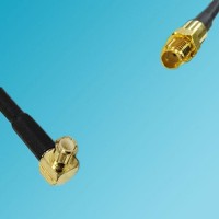 MCX Male Right Angle to SSMA Female RF Cable
