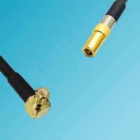 MCX Male Right Angle to SSMB Female RF Cable