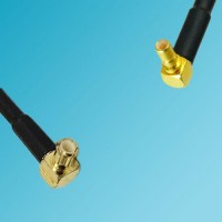 MCX Male Right Angle to SSMB Male Right Angle RF Cable