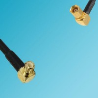 MCX Male Right Angle to SSMC Female Right Angle RF Cable