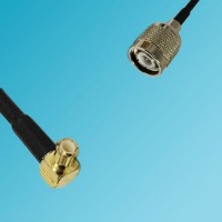MCX Male Right Angle to TNC Male RF Cable