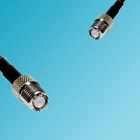 Mini UHF Female to Mini UHF Female RF Coaxial Cable