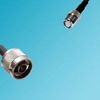 Mini UHF Female to N Male RF Coaxial Cable