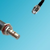 QMA Bulkhead Female to Mini UHF Female RF Cable